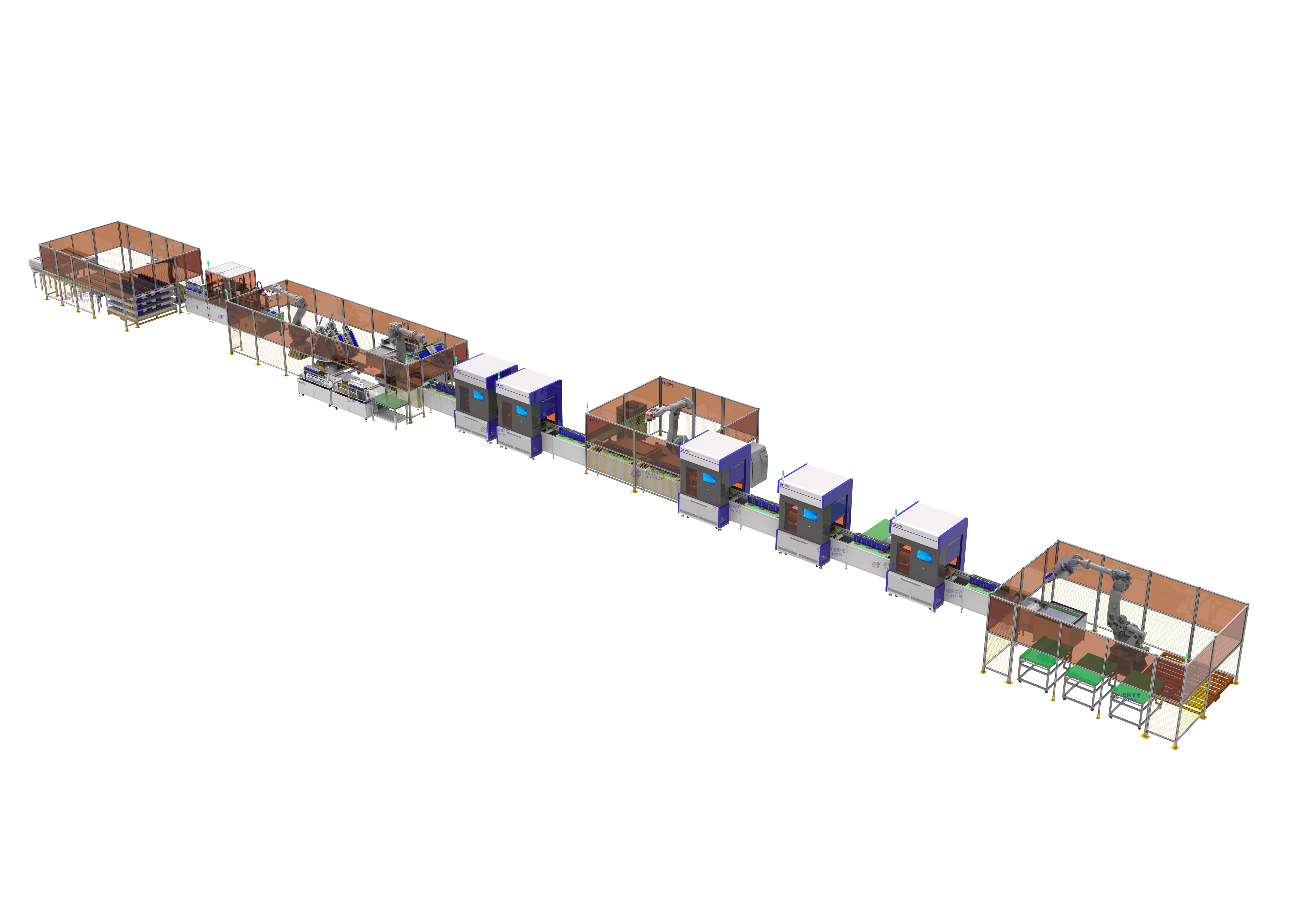 全自動動力電(diàn)池模組PACK生産(chǎn)線(xiàn)